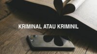 Kriminal atau Kriminil