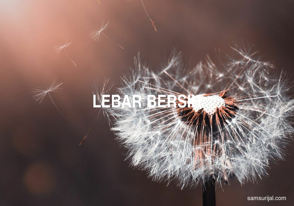 Arti Lebar Bersih