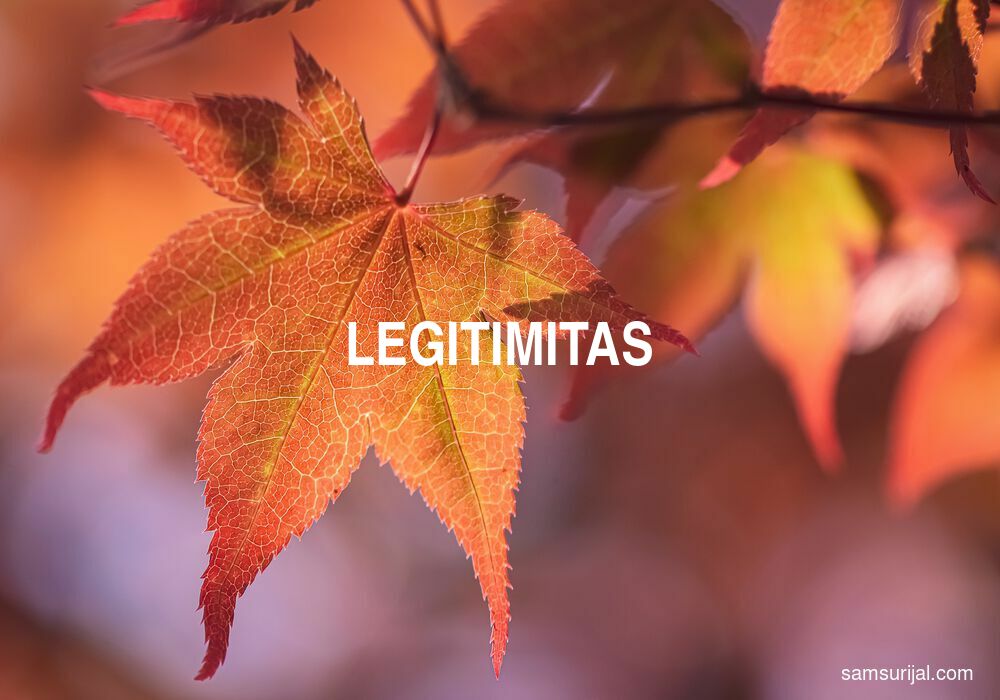 Arti Legitimitas