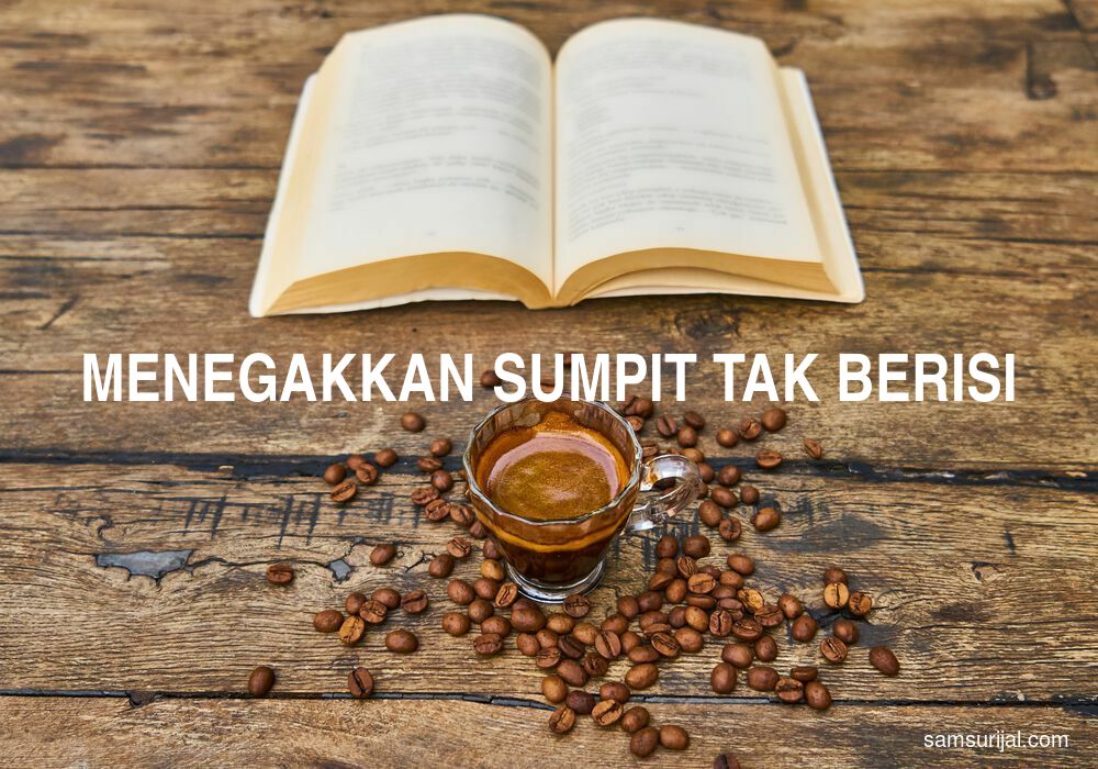 Arti Menegakkan Sumpit Tak Berisi