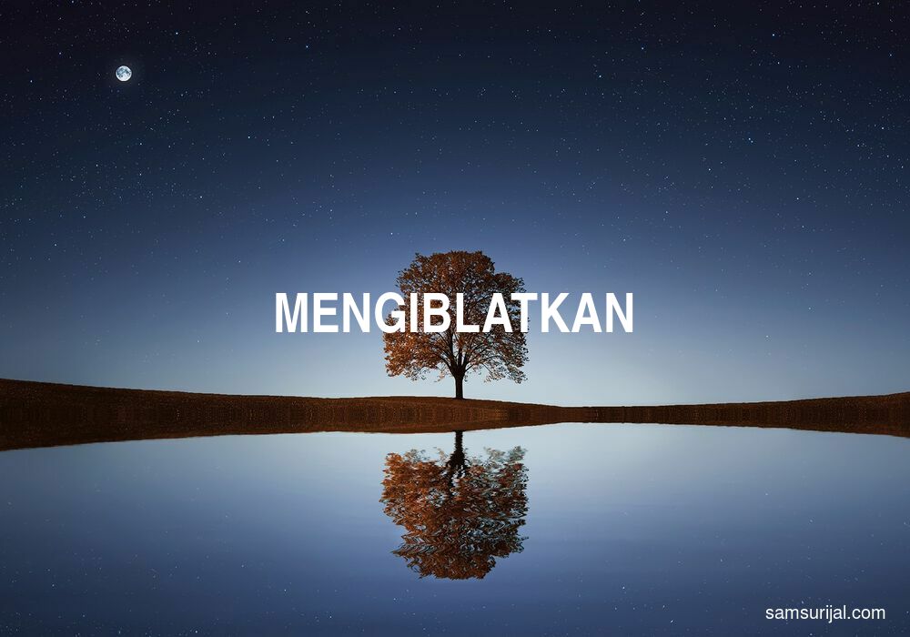 Arti Mengiblatkan