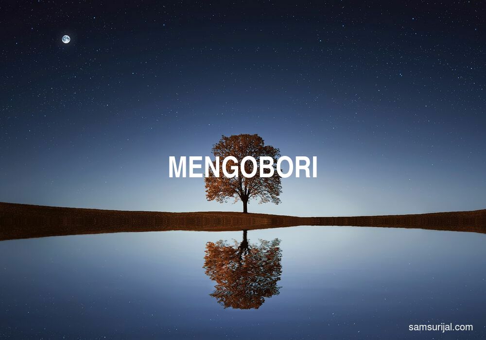 Arti Mengobori