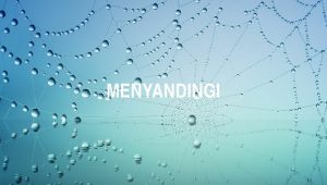 Arti Menyandingi