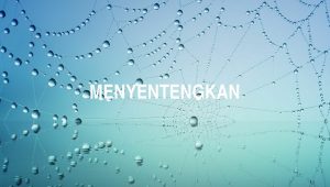 Menyentengkan