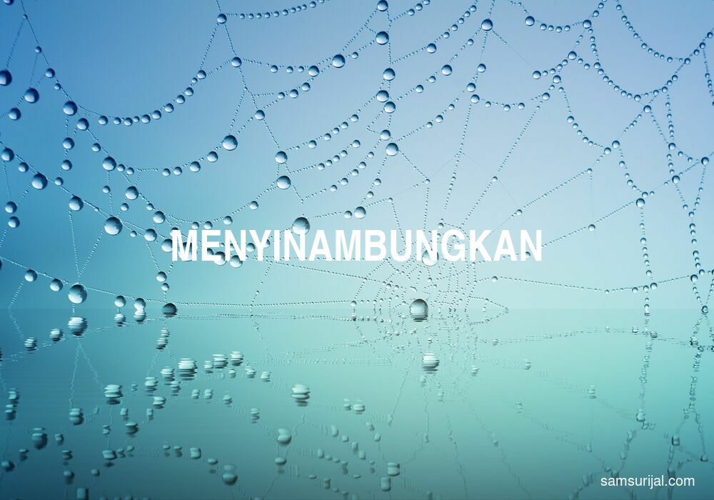 Arti Menyinambungkan