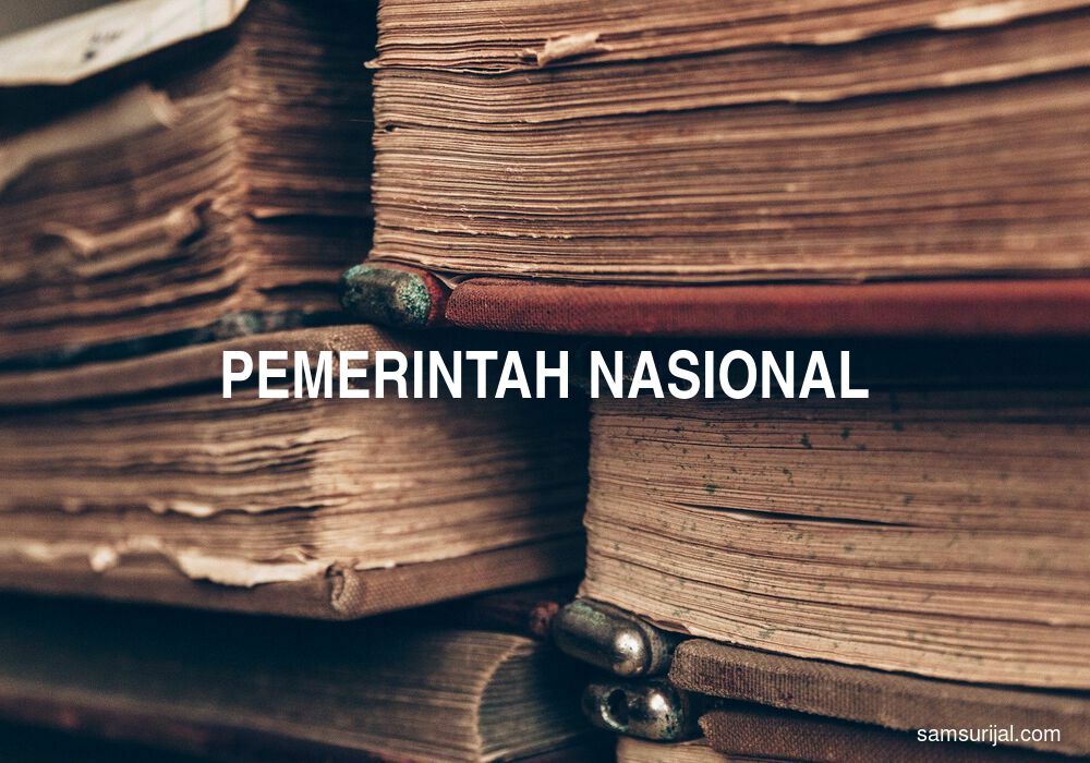 Arti Pemerintah Nasional