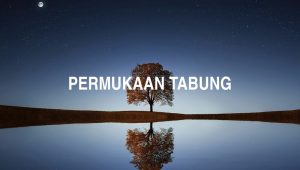 Arti Permukaan Tabung