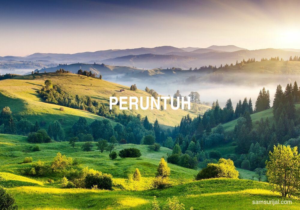 Arti Peruntuh