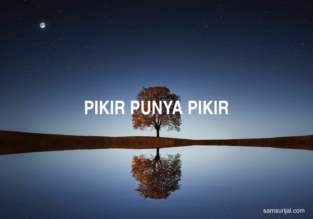 Arti Pikir Punya Pikir