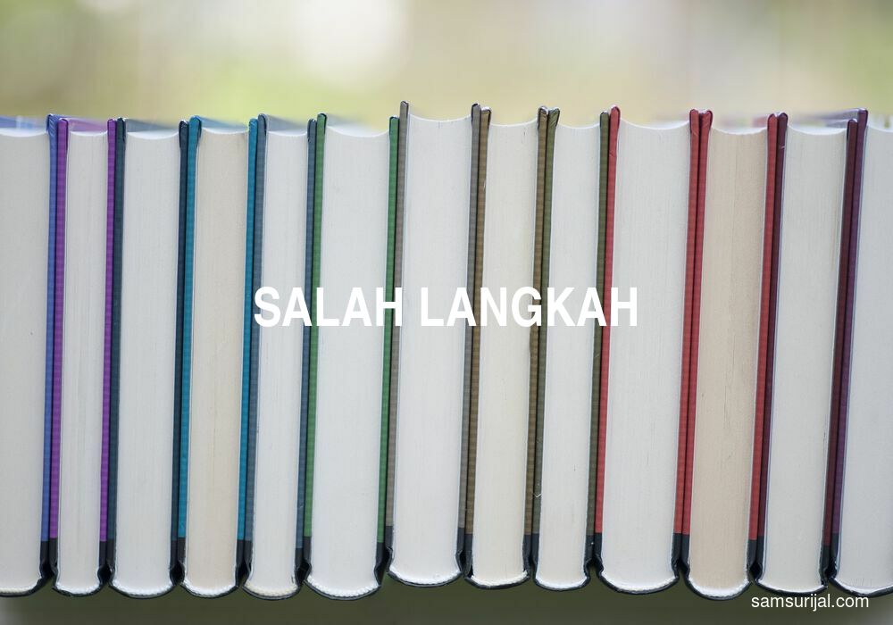 Arti Salah Langkah