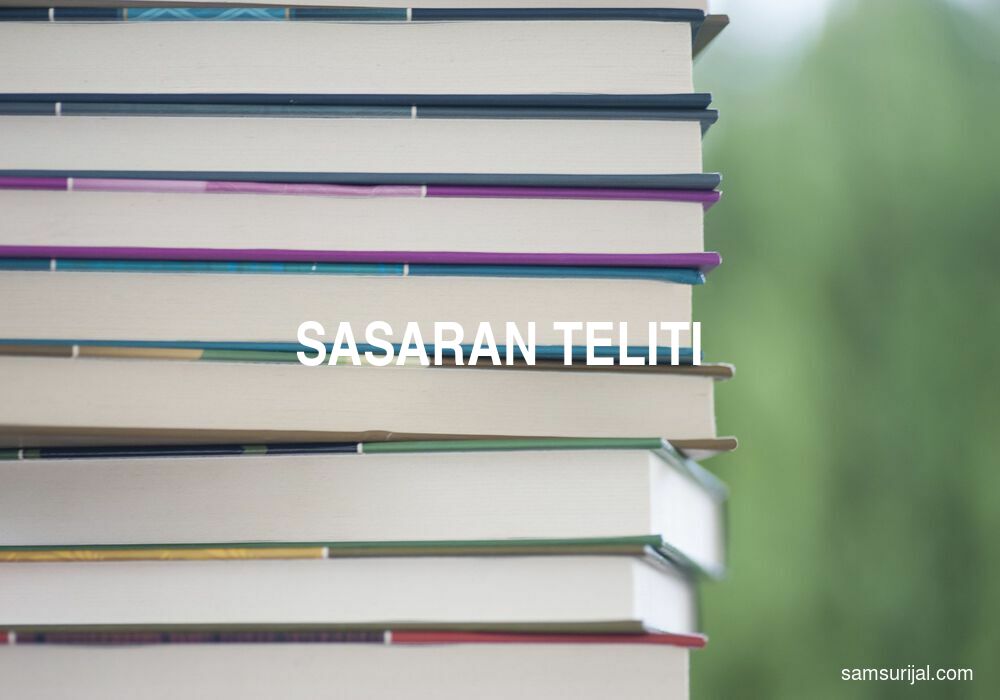 Arti Sasaran Teliti