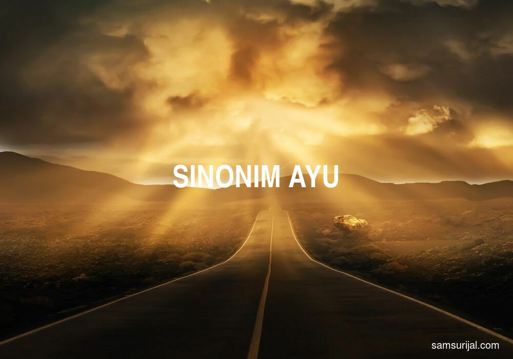 Sinonim Ayu