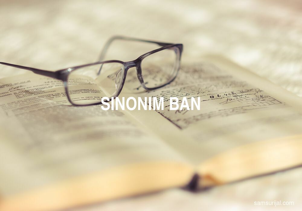 Sinonim Ban