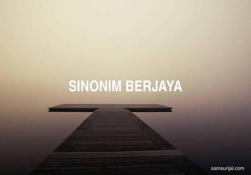 Sinonim Berjaya