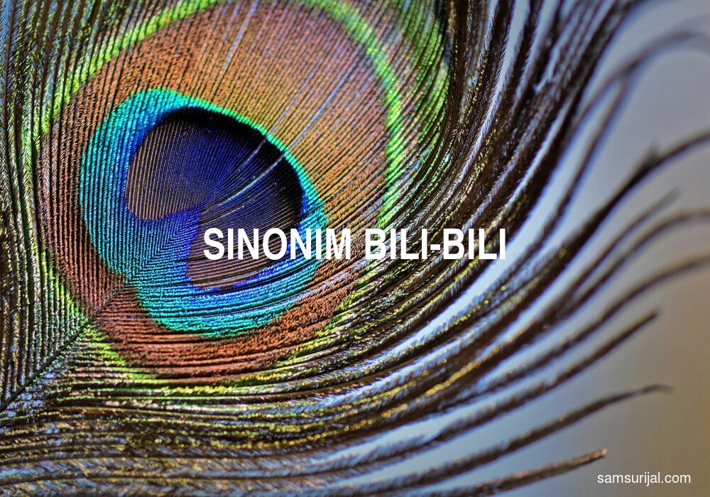 Sinonim Bili Bili