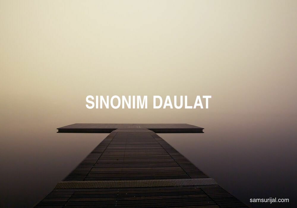 Sinonim Daulat