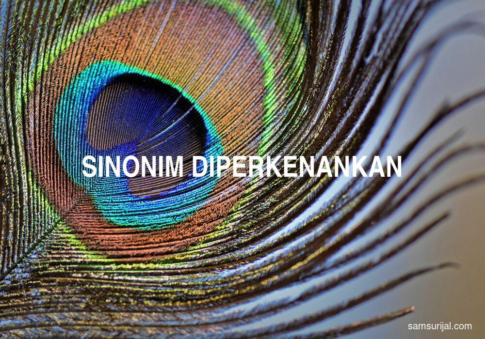 Sinonim Diperkenankan