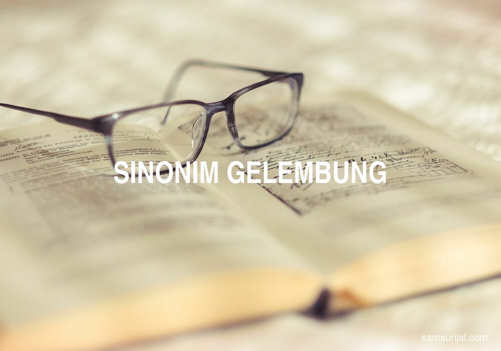 Sinonim Gelembung