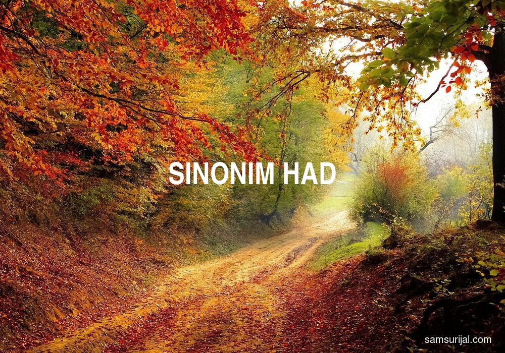 Sinonim Had