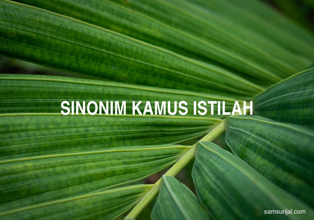 Sinonim Kamus Istilah