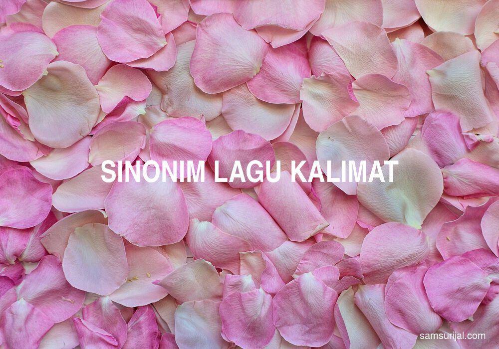 Sinonim Lagu Kalimat