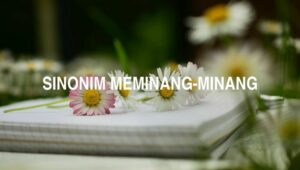 Sinonim Meminang Minang
