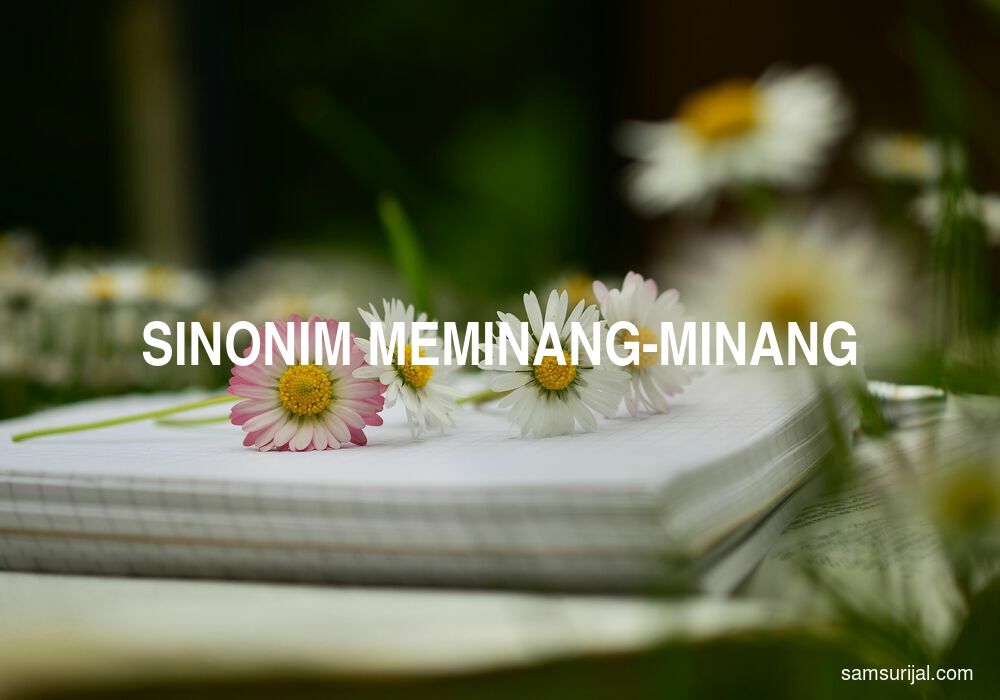 Sinonim Meminang Minang