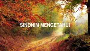 Sinonim Mengetahui