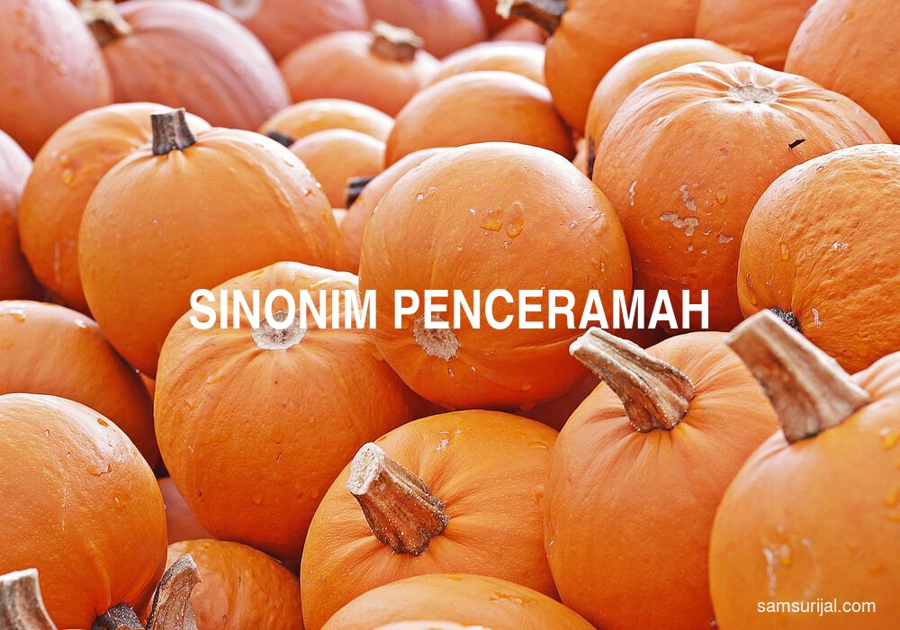 Sinonim Penceramah