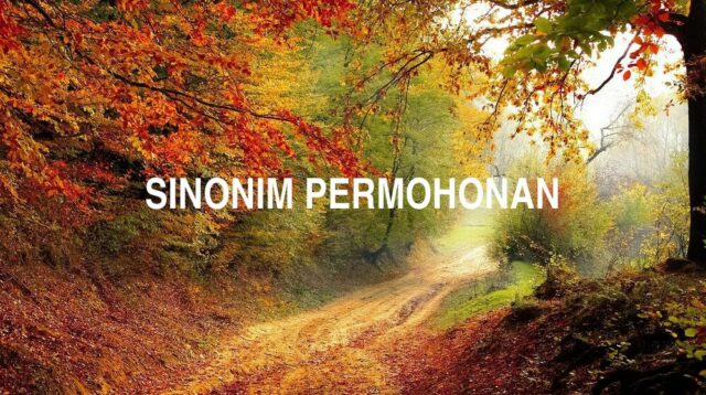 Sinonim Permohonan