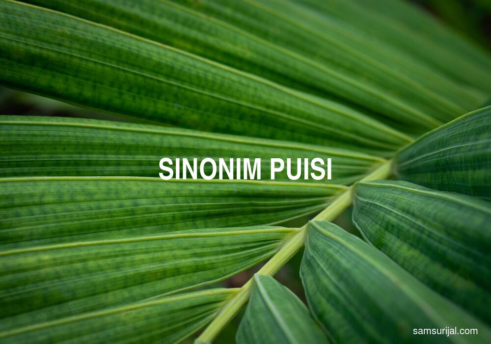 Sinonim Puisi
