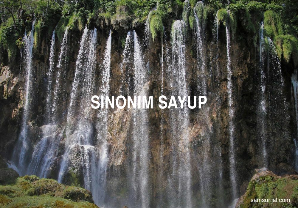 Sinonim Sayup