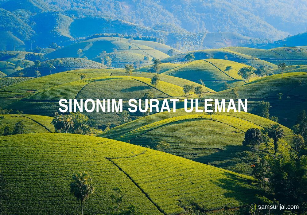 Sinonim Surat Uleman