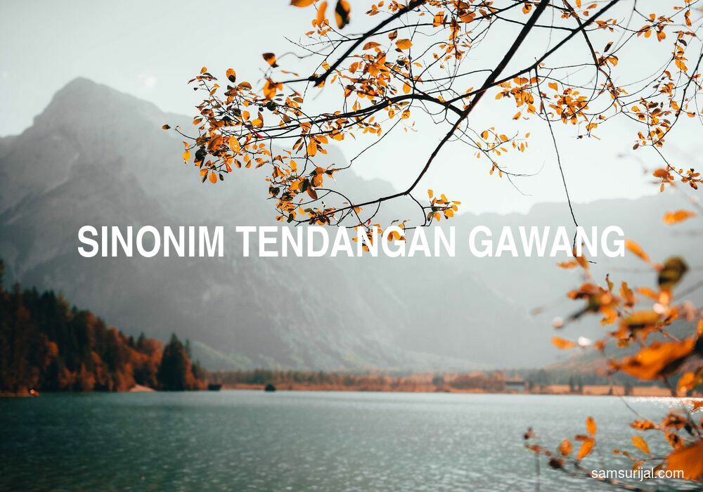 Sinonim Tendangan Gawang