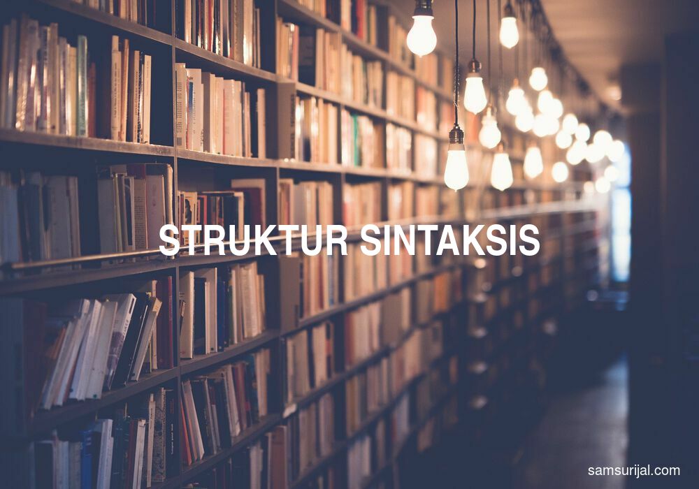 Arti Struktur Sintaksis