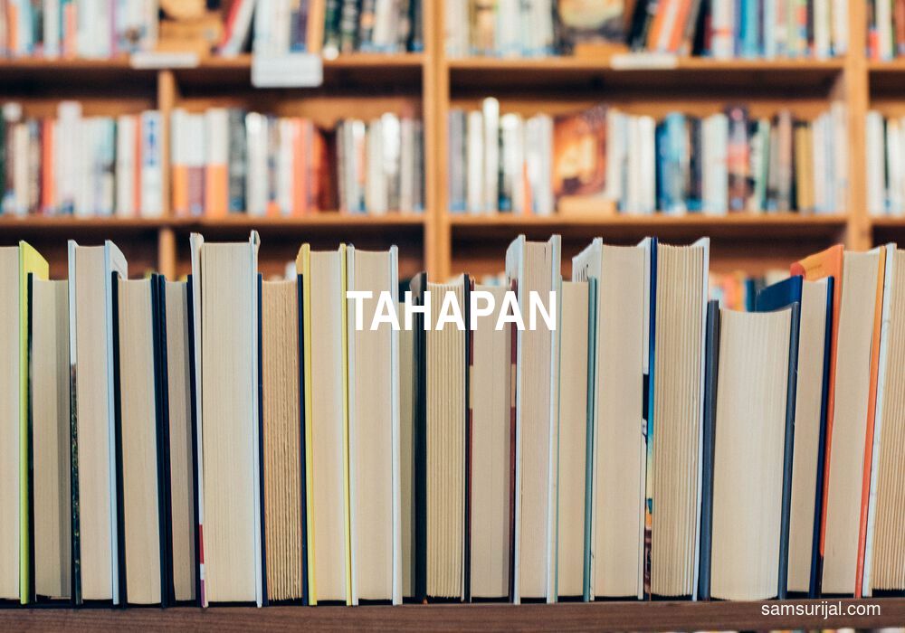 Arti Tahapan