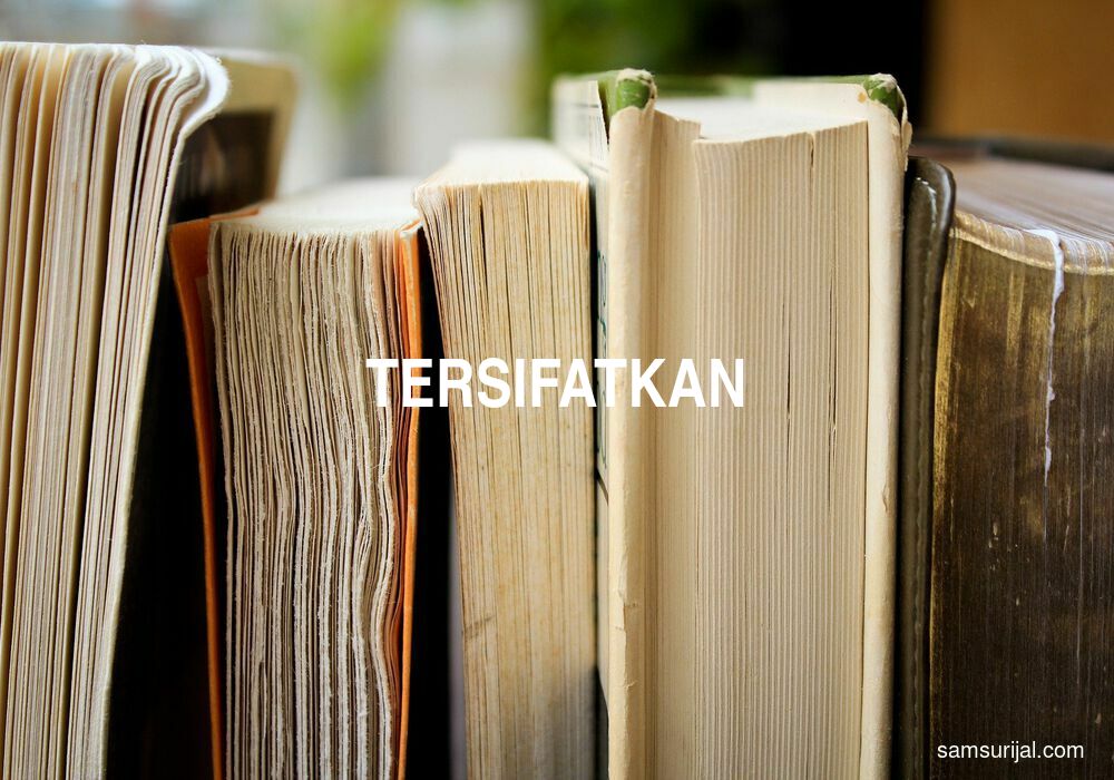 Arti Tersifatkan