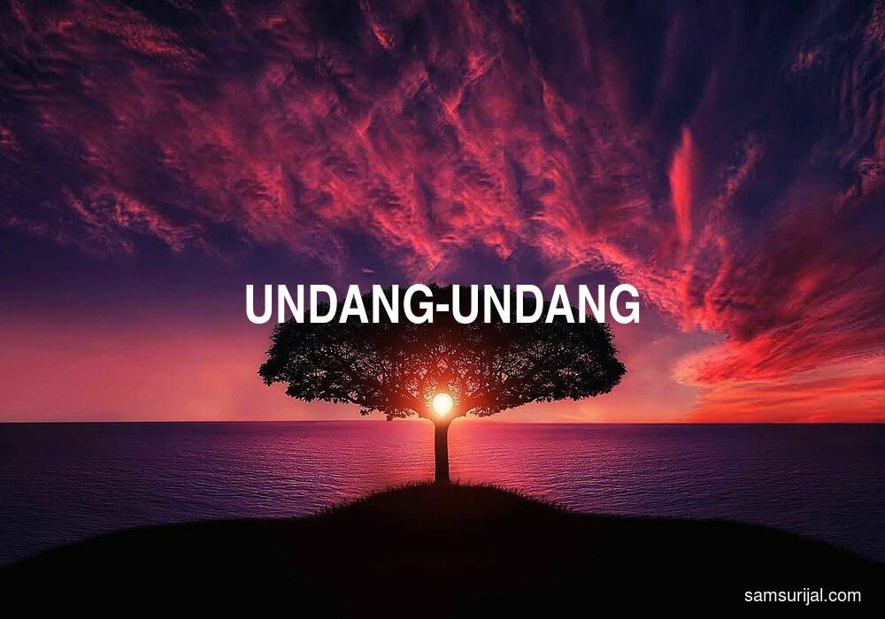 Arti Undang Undang