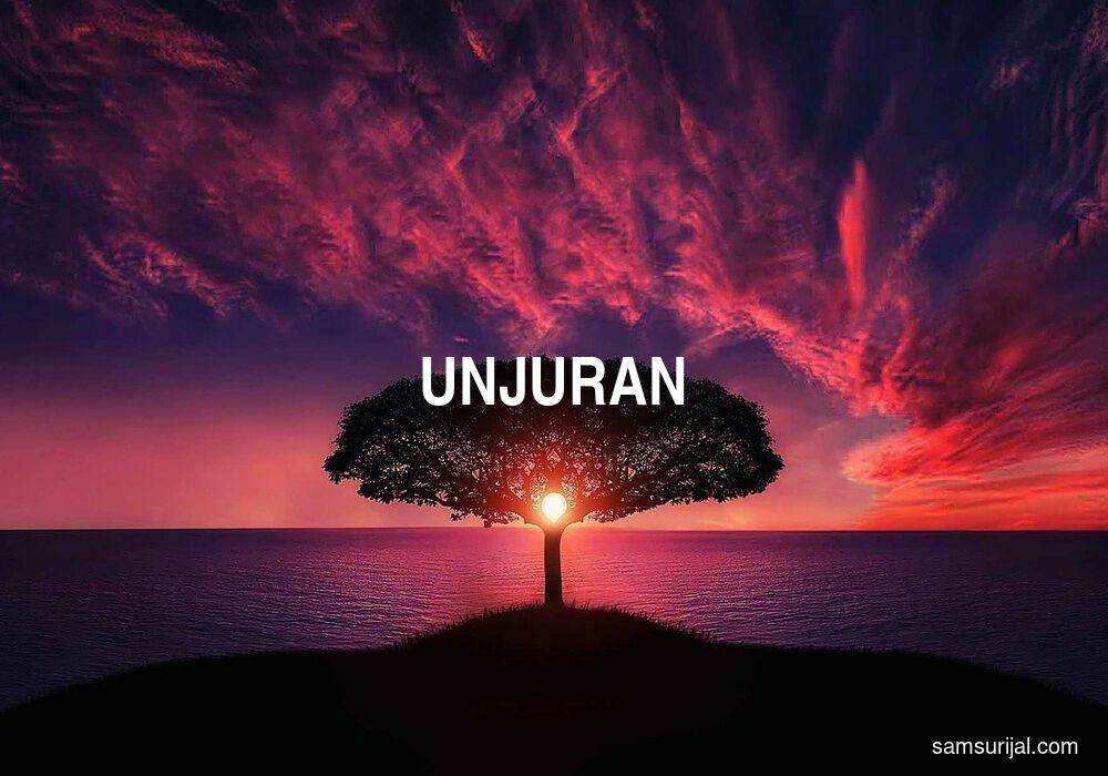 Arti Unjuran