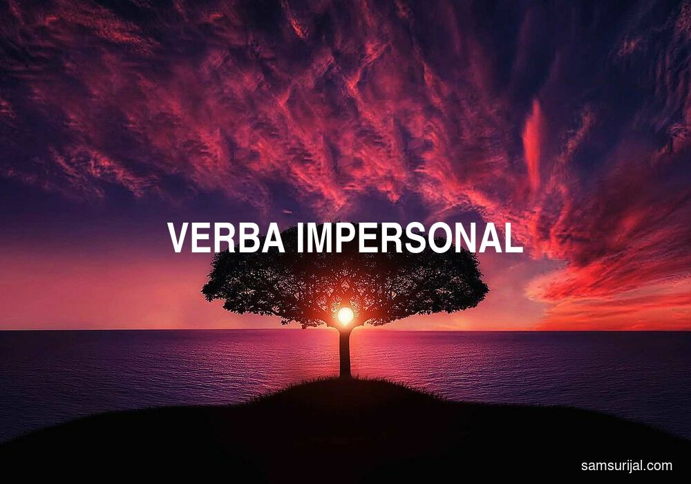 Arti Verba Impersonal