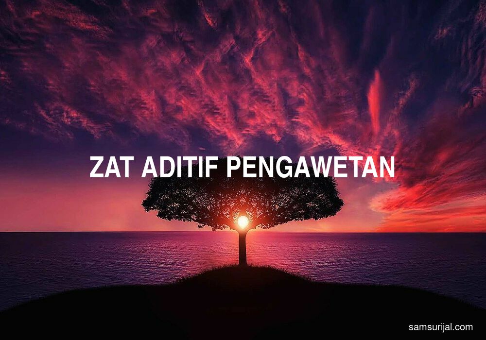 Arti Zat Aditif Pengawetan